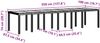 vidaXL Gartentisch Anthrazit 350 x 100 x 74 cm Poly-Rattan 3378524 Bild 5