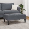 vidaXL Fußhocker Dunkelgrau 77x55x31 cm Samt 4007385 Bild 3