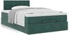 vidaXL Ottoman-Bett mit Matratze Dunkelgrün 120x200 cm Samt 3311912 Bild 4