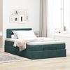 vidaXL Ottoman-Bett mit Matratze Dunkelgrün 120x200 cm Samt 3311912 Bild 3