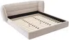 Vente-unique - LARUMO Bett Stoff Beige - B 236 cm x H 82 cm x L 190 cm Bild 3