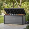 Keter Gartentruhe Cortina 570 L Grau 446823 Bild 3