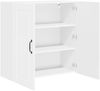 vidaXL Wandschrank PORTO Hochglanz Weiß 80 x 31 x 80 cm Holzwerkstoff 885409 Bild 5