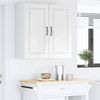 vidaXL Wandschrank PORTO Hochglanz Weiß 80 x 31 x 80 cm Holzwerkstoff 885409 Bild 4