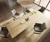 Esstisch Edge 300x100 Keramik Laminam® Sabbia Eichefarbig Pilier Edelstahl Graphit Bild 4