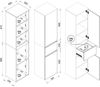 VCM Badmöbel Hochschrank Cosila 921946 Weiß / Honig-Eiche H. 165 x B. 40 x T. 33 cm Bild 5