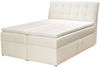 Boxspringbett TURIN Kunstleder Weiss 200x200 cm Bild 3