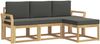 vidaXL Outdoor-Sofagarnitur 4 pcs 3387456 Bild 2