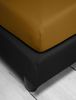 Irisette Vesuv Kuschel Jersey Spannbetttuch Bettlaken 90 x 190 cm - 100 x 200 cm 40 gold Bild 5