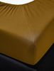 Irisette Vesuv Kuschel Jersey Spannbetttuch Bettlaken 90 x 190 cm - 100 x 200 cm 40 gold Bild 4