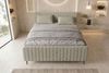 Boxspringbett Aurelio - Boucle-Stoff - creme - 180x200 cm Bild 4