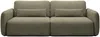 Vente-unique - VOPOZA Sofa Stoff Grün - B 103 cm x H 87 cm x L 238 cm Bild 2