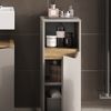 Midischrank Marelle Greige 30 x 74.5 cm mit Tür und offenem Fach Vicco Bild 5