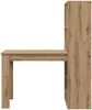 vidaXL Schreibtisch Artisan-Eiche 122 x 67 x 145 cm Holzwerkstoff 3337264 Bild 5