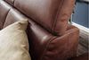 KAWOLA Sofa RISO Ecksofa mit motorischer Sitztiefenverstellung Leder braun Recamiere links 81 x 240 x 263 cm Bild 4