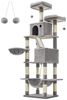 Feandrea Kratzbaum, hoch, XL-Katzenbaum, 206 cm, hellgrau von Songmics PCT190W01 Bild 5