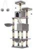 Feandrea Kratzbaum, hoch, XL-Katzenbaum, 206 cm, hellgrau von Songmics PCT190W01 Bild 4