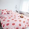 Covers & Co Bettwäsche Kiss my Sass Rose Bio Baumwolle Perkal 155 x 220 + 80 x 80 cm Bild 5