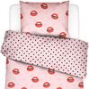 Covers & Co Bettwäsche Kiss my Sass Rose Bio Baumwolle Perkal 155 x 220 + 80 x 80 cm Bild 2