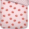 Covers & Co Bettwäsche Kiss my Sass Rose Bio Baumwolle Perkal 155 x 220 + 80 x 80 cm Bild 3