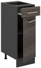 Küchenunterschrank R-Line Edelgrau 30 cm ohne Arbeitsplatte Vicco Bild 3