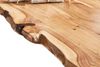 Tischplatte Baumkante massiv Akazie natur 140 x 80 ZUERICH 76629733 Bild 3