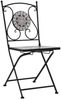vidaXL 3-tlg. Bistro-Set Mosaik Keramik Grau 279690 Bild 4