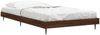 vidaXL Bettgestell ohne Matratze Braun Eiche 100x200 cm Holzwerkstoff 832268 Bild 3