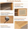 TV-Schrank Moderner TV-Ständer für Fernseher bis 55 Zoll 120,5 x 31 x 45,5 cm Natur Bild 3