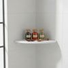 Relaxdays Eckregal Wand Walnussholz Bild 3