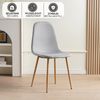 Esszimmerstühle 4er Set FANO Grau- Komfortabler Polsterstuhl für Modernes und Stilvolles Design am Esstisch - Küchenstuhl oder Stuhl Esszimmer mit hoher Belastbarkeit bis 110kg Bild 3