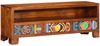 TV-Schrank, Lowboard TV Mehrfarbig 110x30x40 cm Massivholz Akazie d7189e Bild 2
