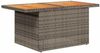 vidaXL 6-tlg. Garten-Sofagarnitur mit Kissen Grau Poly Rattan Akazie 3327455 Bild 4