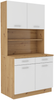 Buffet Küche Mario 100cm Weiß Eiche Artisan Bild 2