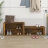 vidaXL Schuhschrank Räuchereiche 150x35x45 cm Holzwerkstoff 816917 Bild 3