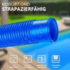 tillvex Poolschlauch Made in Germany | Schwimmbadschlauch mit Muffen | Solarschlauch für Pool und Schwimmbecken | Saugschlauch | Pumpenschlauch | flexibler Wasserschlauch (Blau, 30m / 38mm) Bild 4