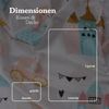Kinder Bettwäsche 2-tlg ( 100x135cm / 40x60cm ) Bettdecken Set, 100% Baumwolle - Babybettwäsche mit Motiv Prinzessin Bild 3