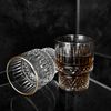 Elegante Gläser 6-teilig mit Goldumrandung & Rifflemuster 175ml transparent Bild 4