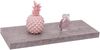 EUGAD Wandregal Wandboard Buchregal Hängeregal DVD CD Regal Holz Board 40cm grau 0141QJ Bild 3