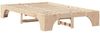 vidaXL Bettrahmen Natur 135 x 190 cm Massives Kiefernholz 872953 Bild 4