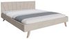 thematys Polsterbett mit Füßen – Velours Bettgestell 120x200–180x200 – (modernes Design mit gepolstertem Kopfteil – optional mit Matratze) Bild 4