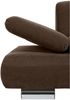 Sofa 2-Sitzer Kaye Bezug Veloursstoff Metallfuß verchromt / braun 23123 Bild 5