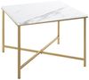 Beistelltisch Albufeira gold-marmoroptik 60x47x60 cm Bild 2