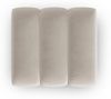 Micadoni Hocker Lupine Samtstoff Salvador Beige Bild 3