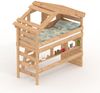BIBEX ‘Alpin Chalet‘ Hochbett mit Hangeregal, massive Kiefer, naturbelassen, 90 x 200 cm Bild 4