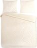 Pure Microfaser Bettwäsche 200 X 200 cm + 2- 80 X 80 cm Zigzag luxury zizag piping/ embroidery weiß Bild 4