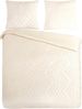 Pure Microfaser Bettwäsche 200 X 200 cm + 2- 80 X 80 cm Zigzag luxury zizag piping/ embroidery weiß Bild 5