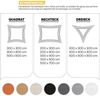 Hometex Premium Textiles Sonnensegel Sonnenschutz Windschutz - robust, stabil & vielseitig, robuster und stabiler Schattenspender für Garten, Balkon und Terrasse Bild 3
