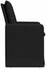 vidaXL Esszimmerstühle 2 pcs Schwarz 57 x 67 x 98 cm Stoff 42017918 Bild 5