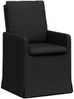 vidaXL Esszimmerstühle 2 pcs Schwarz 57 x 67 x 98 cm Stoff 42017918 Bild 2